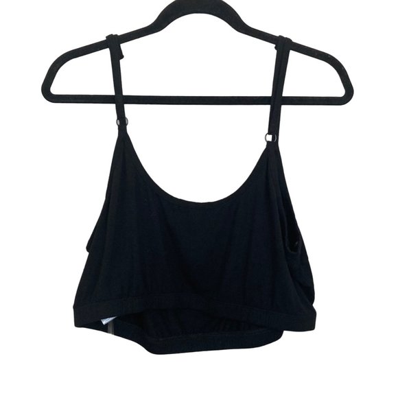 Curvy Sense Black Crop Top - Picture 6 of 9